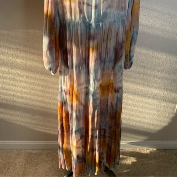 NWT Young Fabulous & Broke Dawn Tie Dye Maxi Dress - Picture 10 of 13